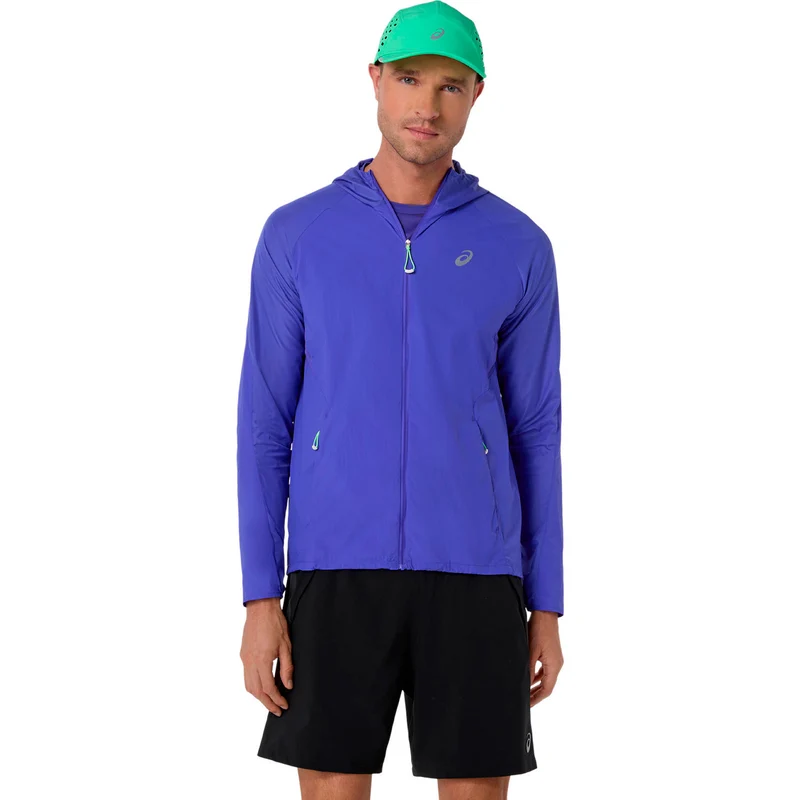 Road Packable Jacket Laufjacke Herren - blau, grün