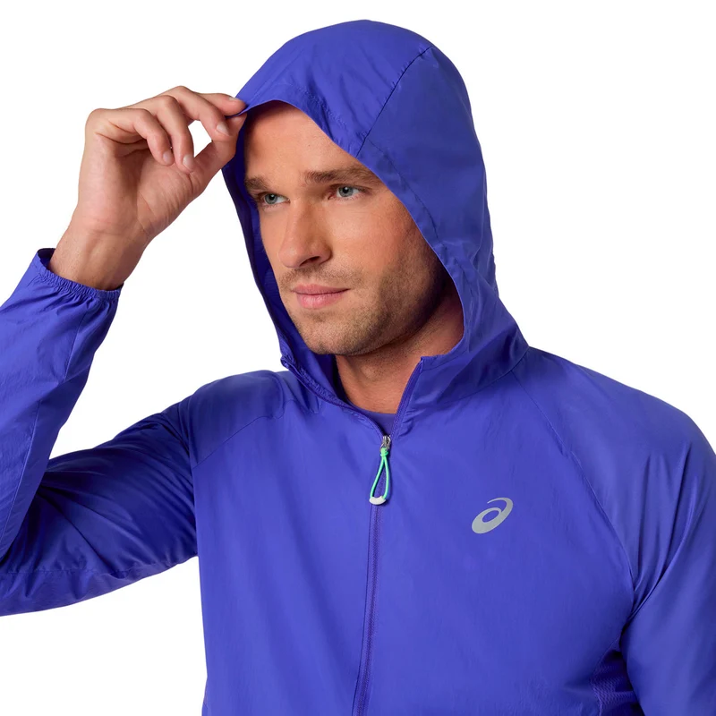 Road Packable Jacket Laufjacke Herren - blau, grün