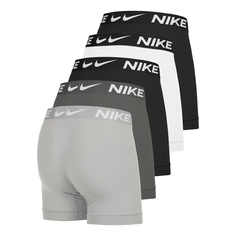 Essential Cotton Stretch Trunk Boxer Short 3er Pack Herren - hellgrau