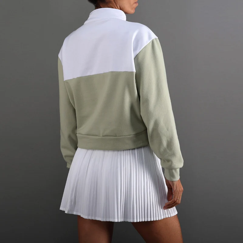 VIBE Sweatshirt Damen - weiß, oliv