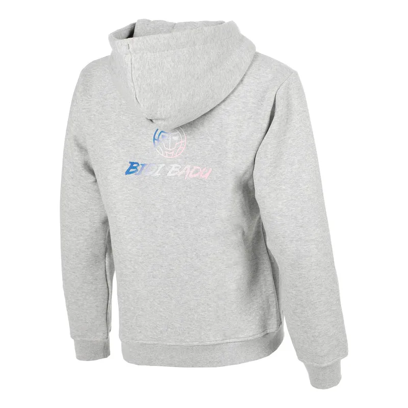 Hey Laguna Logo Zip Hoody Damen-hellgrau