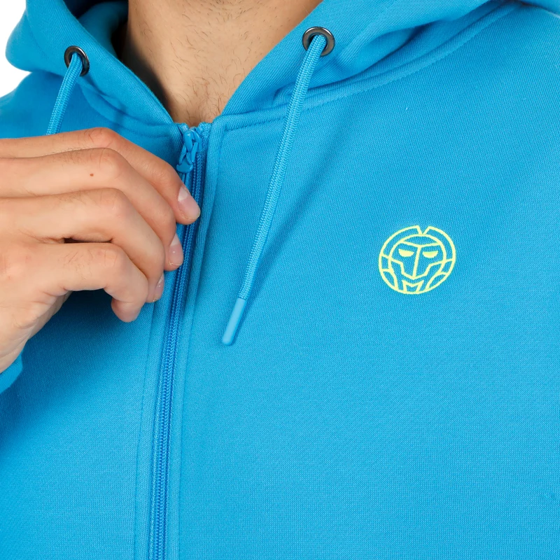 Out of Control Backprint Zip Sweatjacke Herren-blau