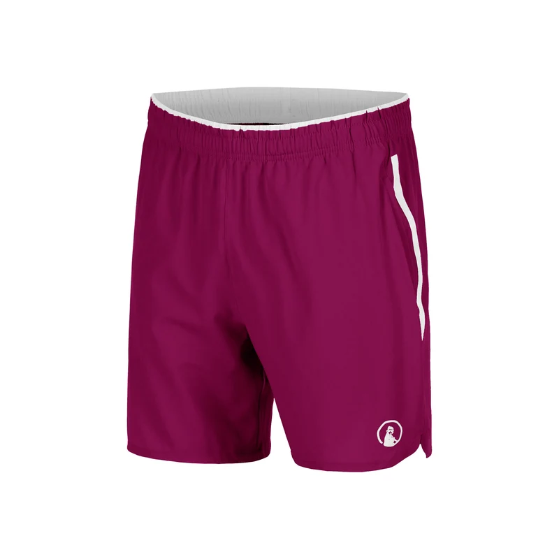 Drop 7in Shorts Herren-berry, weiß