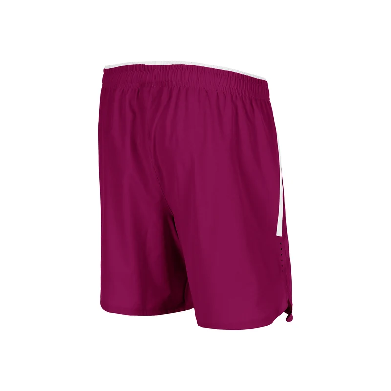 Drop 7in Shorts Herren-berry, weiß