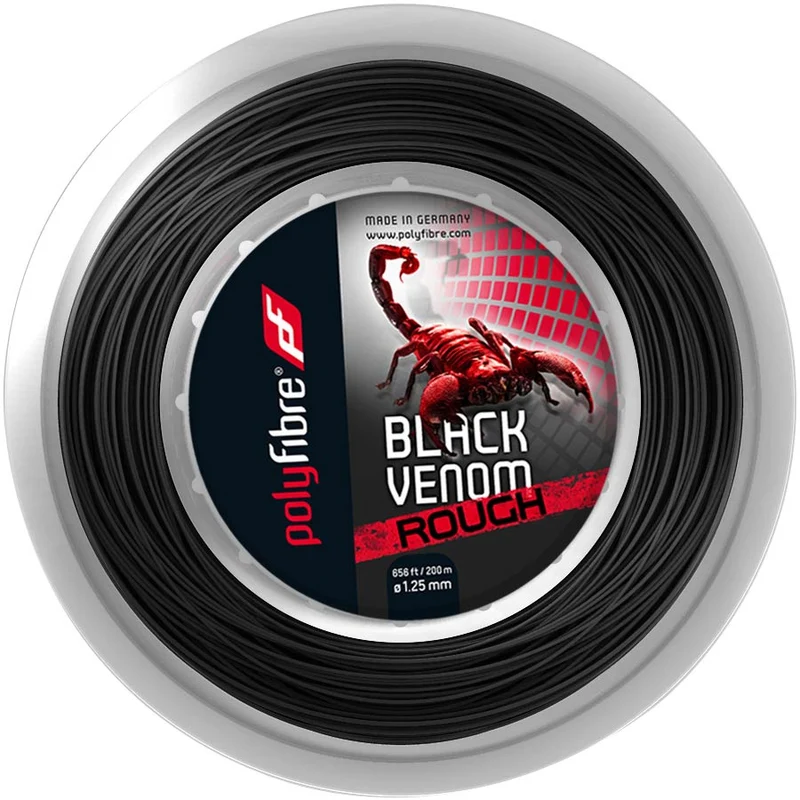 Venom Rough Saitenrolle 200m-Schwarz