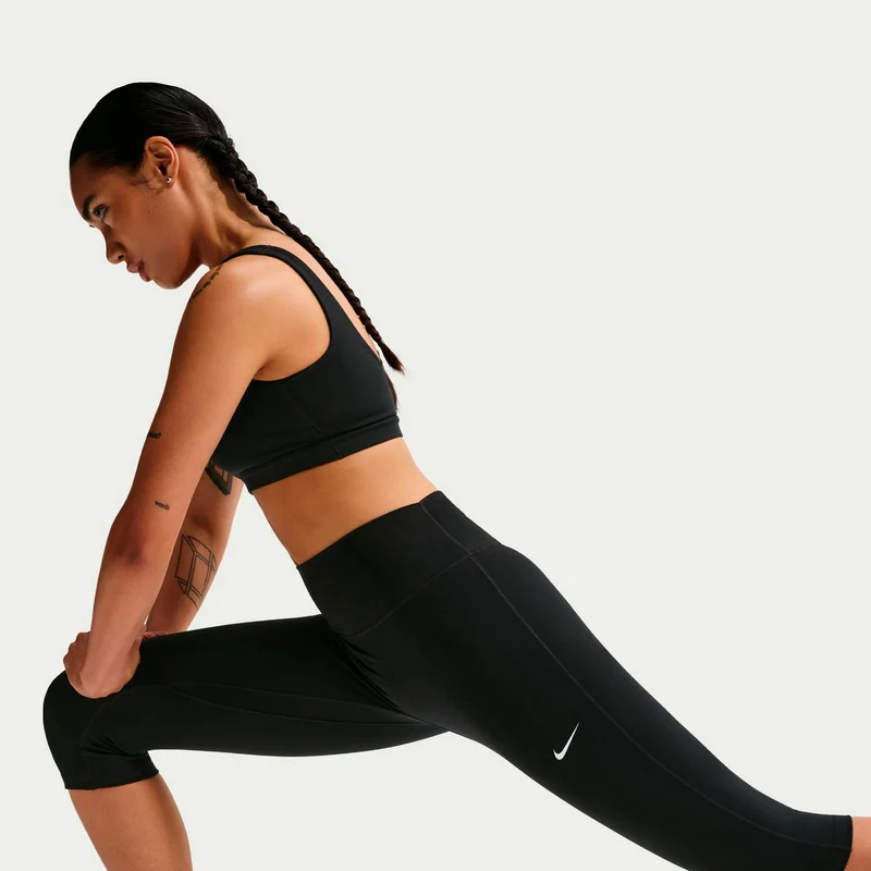 Dri-Fit One High Rise Tight Damen-schwarz