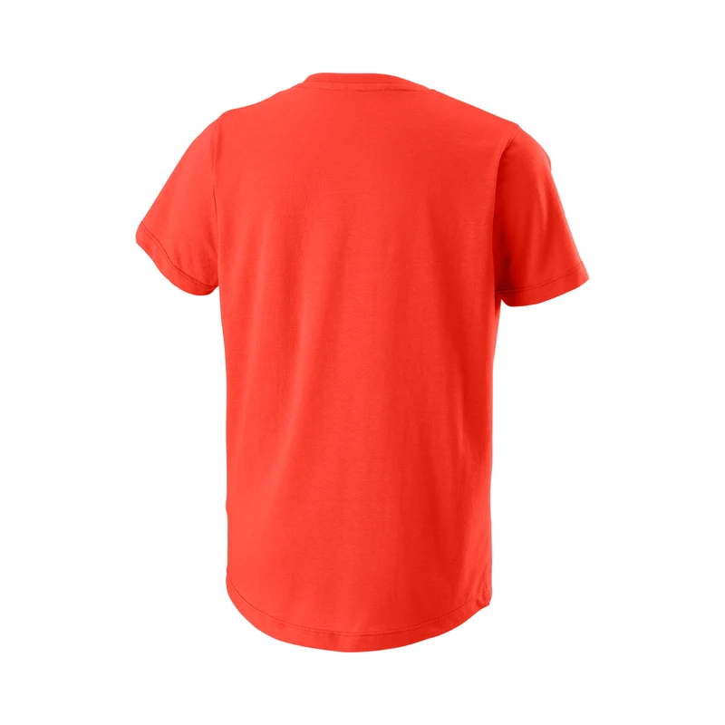 Bela Tech II T-Shirt Jungen-Orange,Weiß