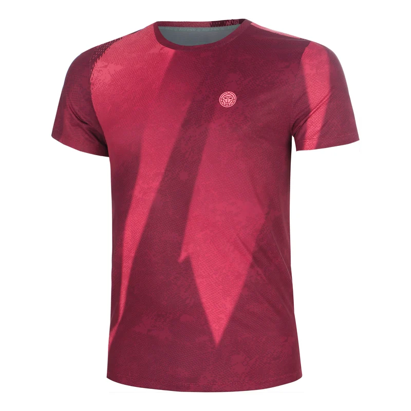Freeze Out T-Shirt Herren - dunkelrot, pink