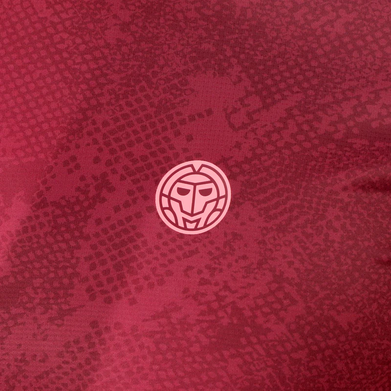 Freeze Out T-Shirt Herren - dunkelrot, pink