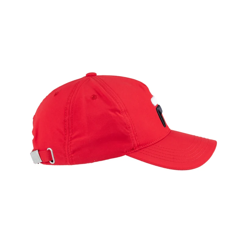 Max Baseball Cap-Rot,Weiß