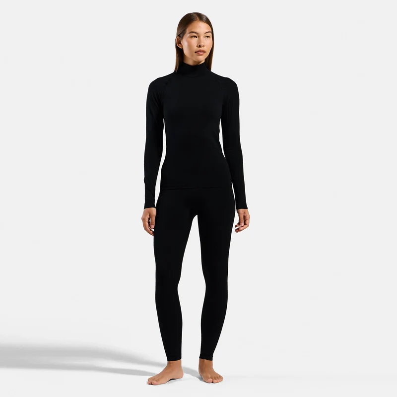 Performance Warm Unterhemd Damen - schwarz