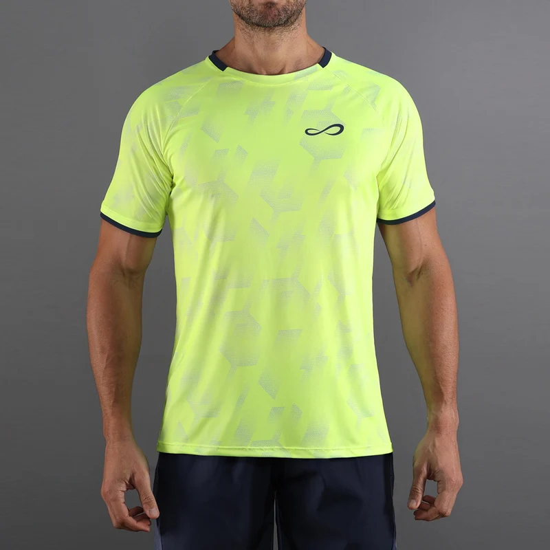 FAZE T-Shirt Herren - neongelb, blau