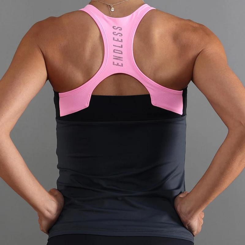 CODE Tank-Top Damen - schwarz