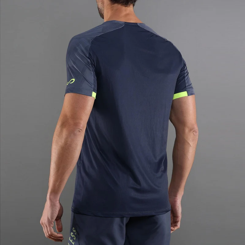RYKER T-Shirt Herren - blau, neongelb