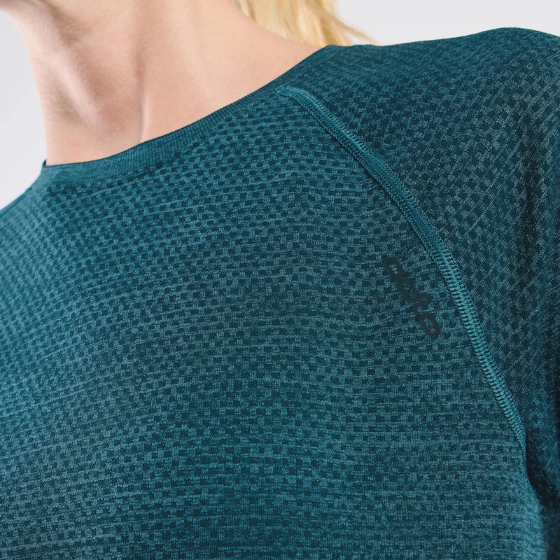Essential Seamless Laufshirt Damen - petrol