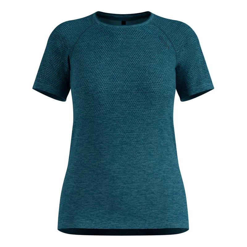 Essential Seamless Laufshirt Damen - petrol