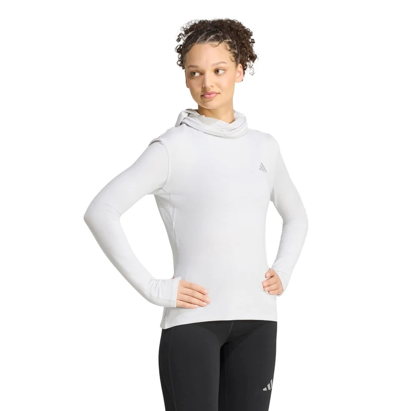 adi365 Winterized Laufshirt Damen - grau