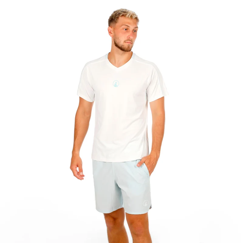 Memories Topspin V-Neck T-Shirt Herren - offwhite
