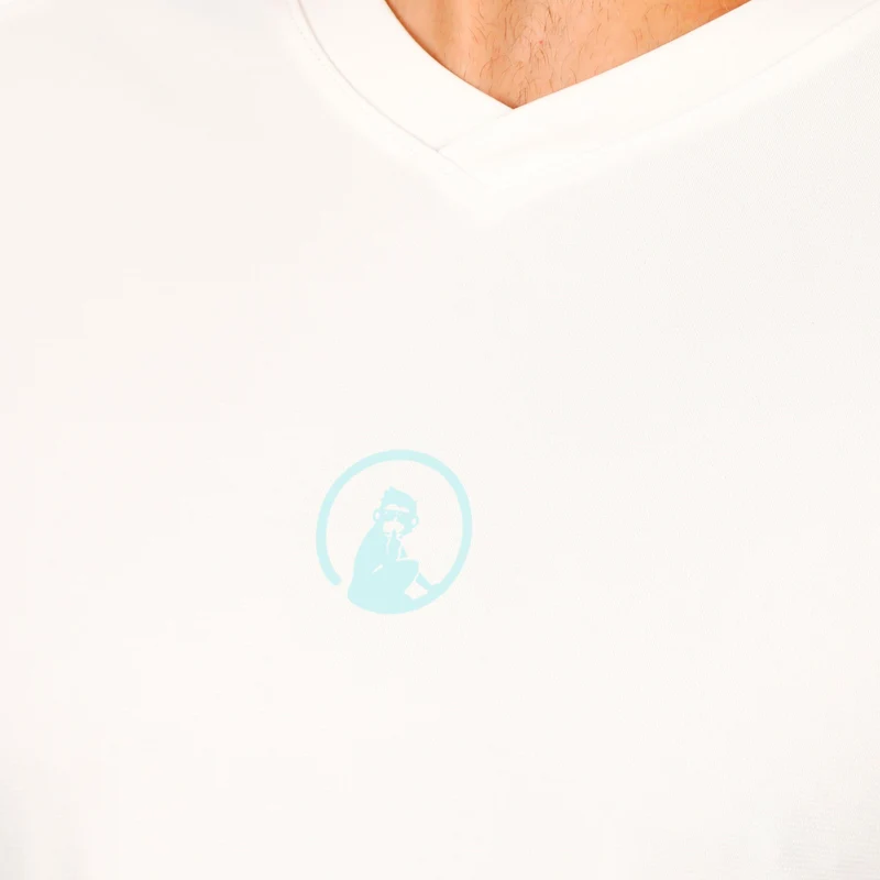 Memories Topspin V-Neck T-Shirt Herren - offwhite