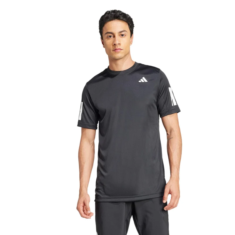 Club 3Stripes T-Shirt Herren-schwarz