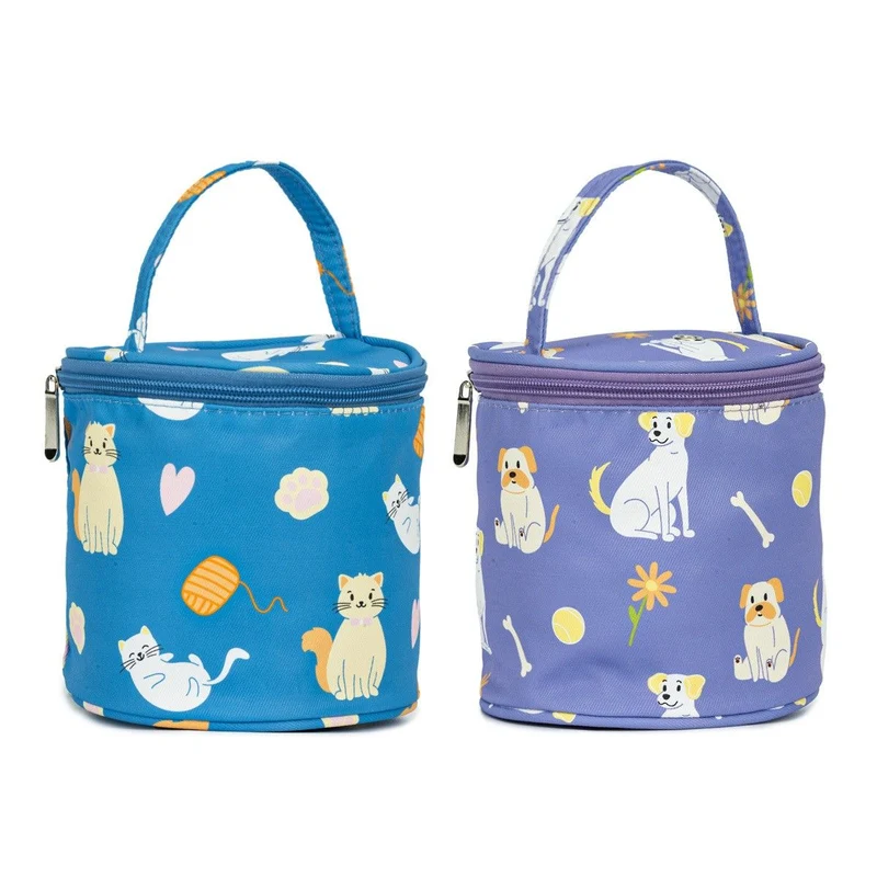 Garnhaltertasche mit Aufdruck