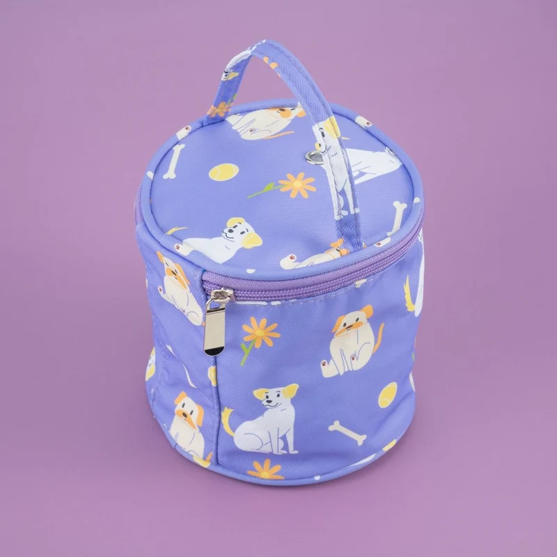 Garnhaltertasche mit Aufdruck
