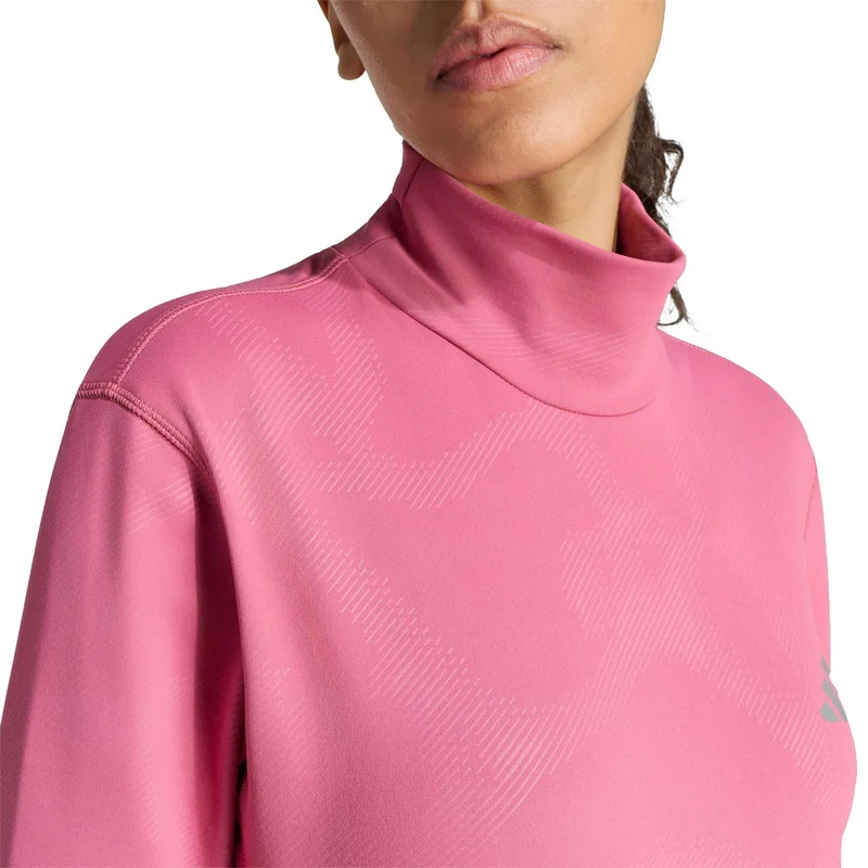 adi365 Warm Laufshirt Damen - weinrot