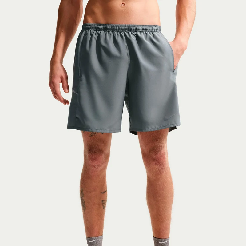 Miler 7in Laufshorts Herren - grau, silber