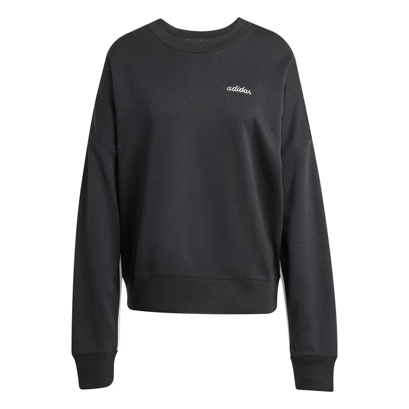 Crew Sweatshirt Damen-schwarz