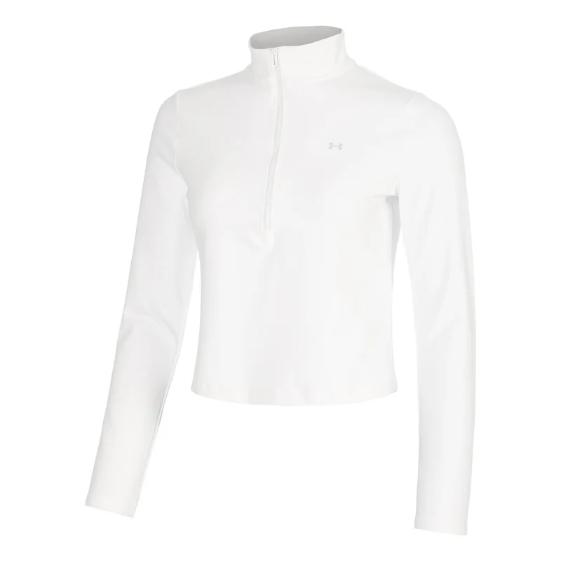 Motion 1/2 Zip Longsleeve Damen - weiß, hellgrau