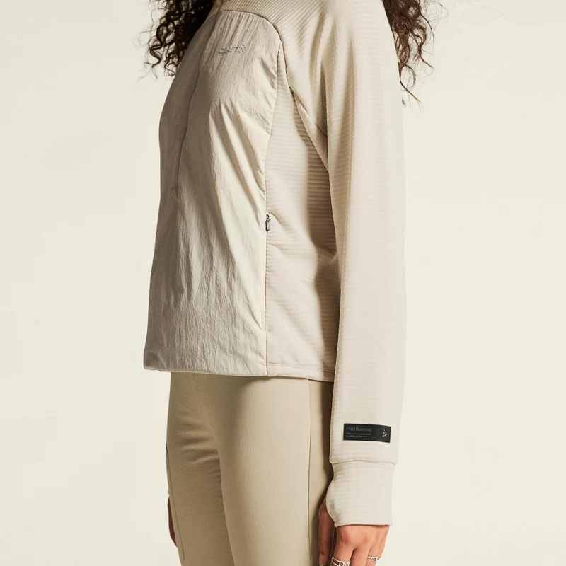 SubZ Light Sweatjacke Damen - beige