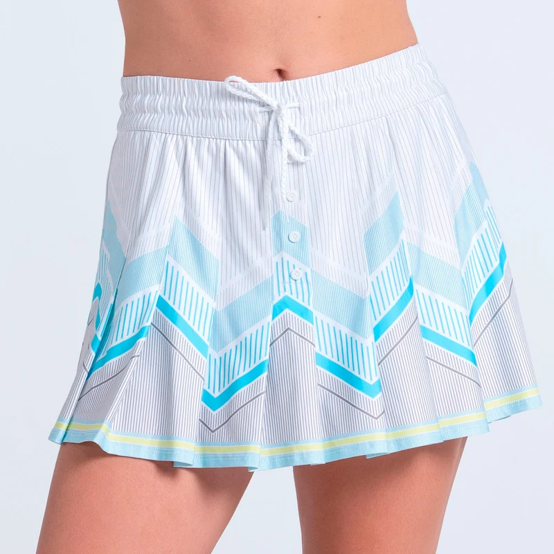 High Waist Lavish Lane Rock Damen - weiß, mehrfarbig
