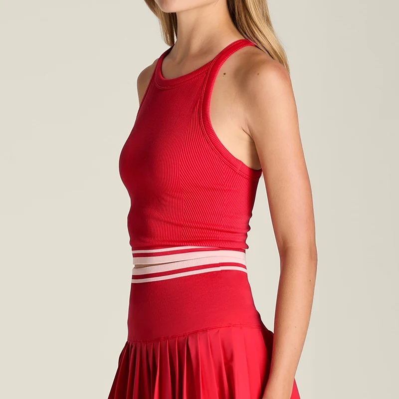 On The Daily Tank-Top Damen - rot