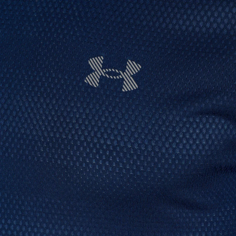 Velociti 1/4 Zip Laufshirt Herren - blau, mehrfarbig