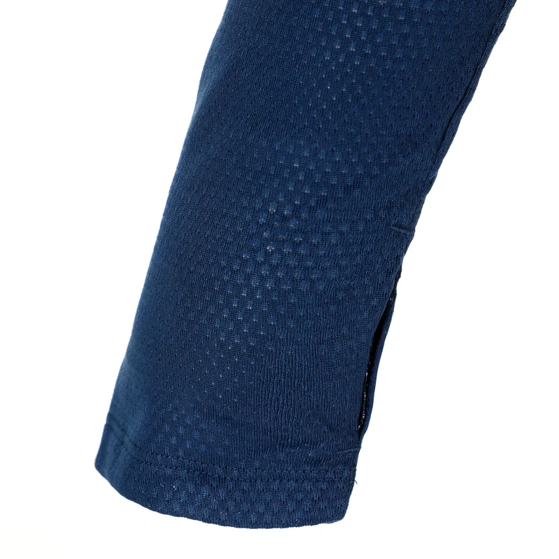 Velociti 1/4 Zip Laufshirt Herren - blau, mehrfarbig