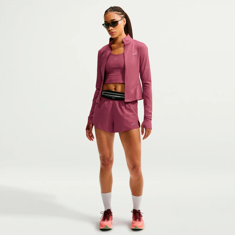 Swift Laufjacke Damen - mauve, silber