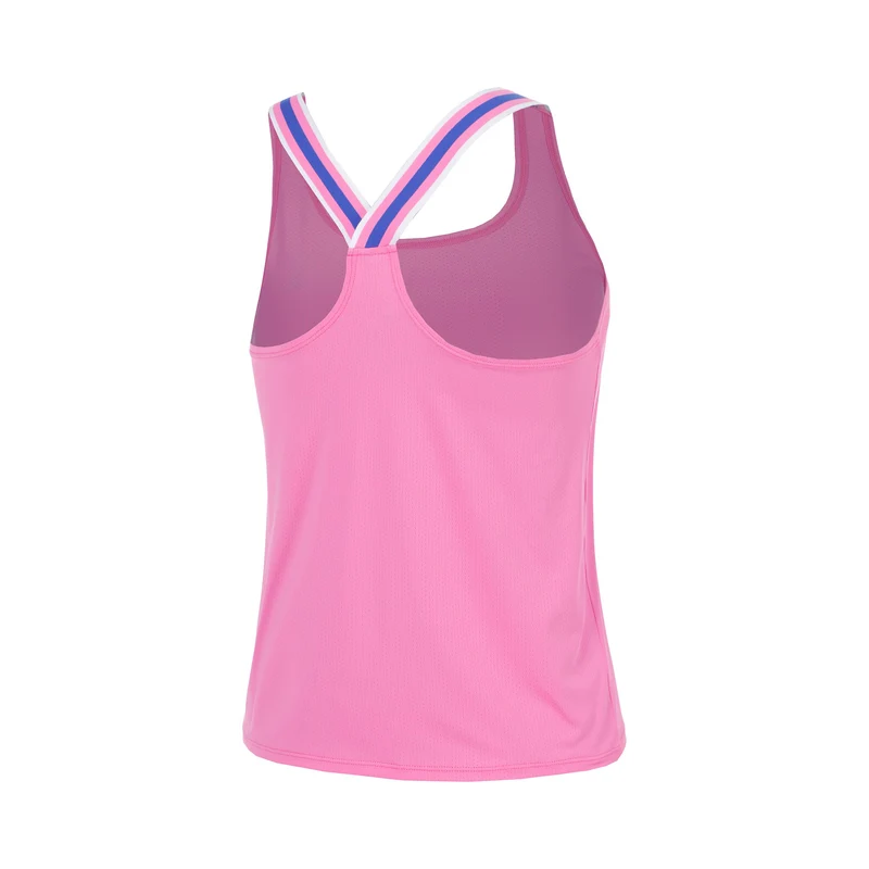 Serve & Volley 2.0 Tank-Top Mädchen - pink, weiß