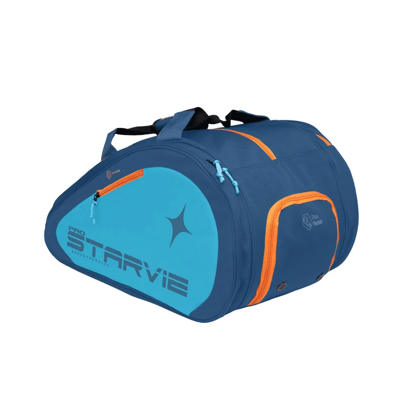 PRO MASTER Padelschlägertasche -dunkelblau, hellblau