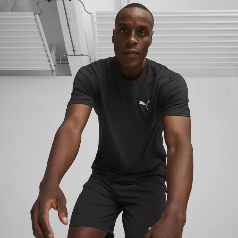 Run Cloudspun Laufshirt Herren-Schwarz