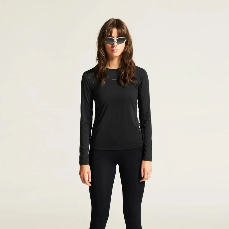 ADV Essence Laufshirt Damen - schwarz