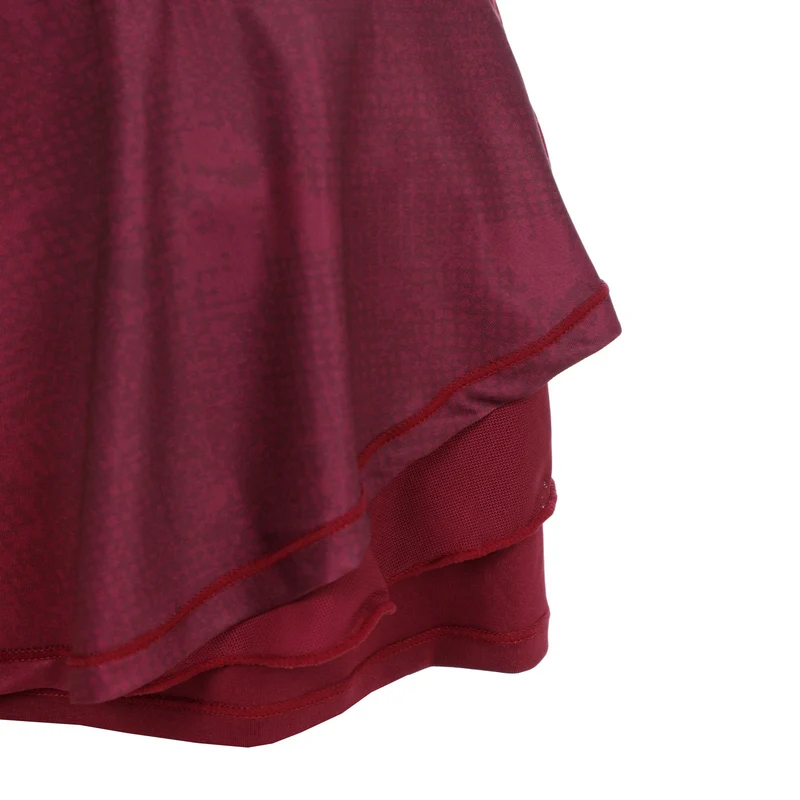 Freeze Out Layering Rock Damen - dunkelrot, pink