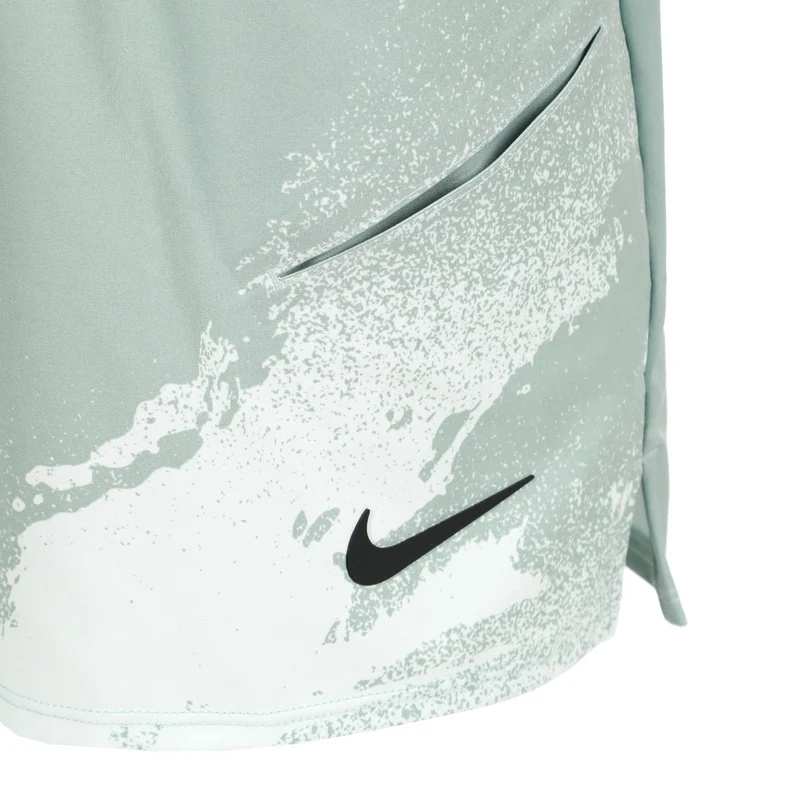 Court Dri-Fit Slam Shorts Herren - graugrün, schwarz