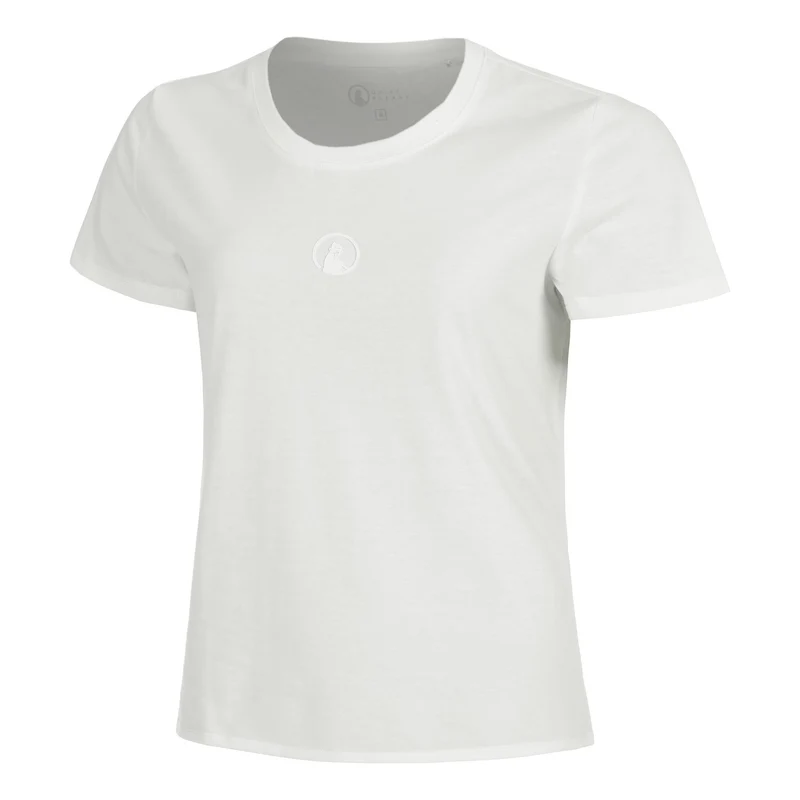 Tonal Core T-Shirt Damen-creme