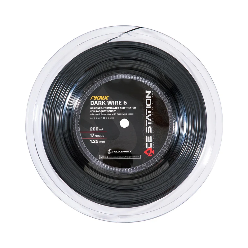 Dark Wire 6 Saitenrolle 200m-Schwarz