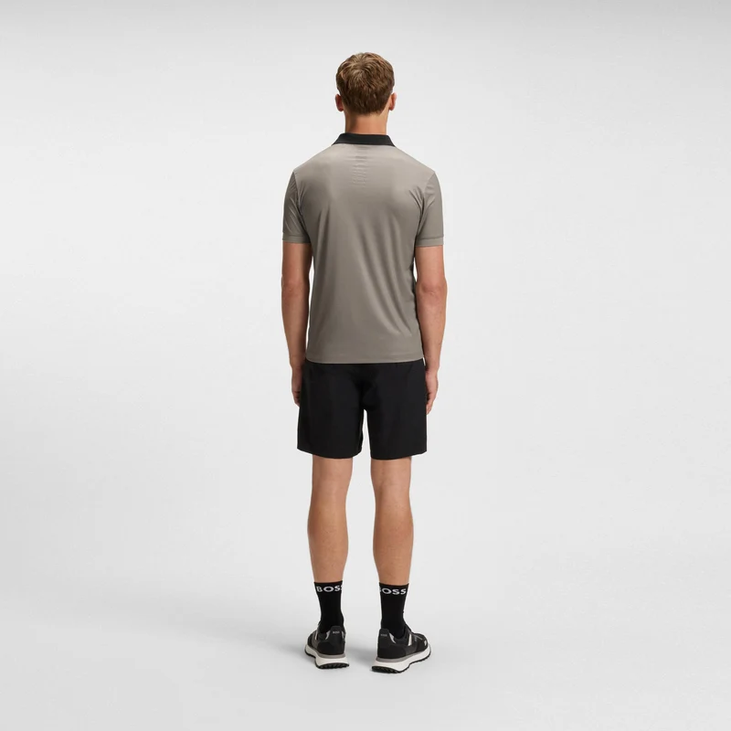 Palle TOC Polo Herren-Grau,Schwarz
