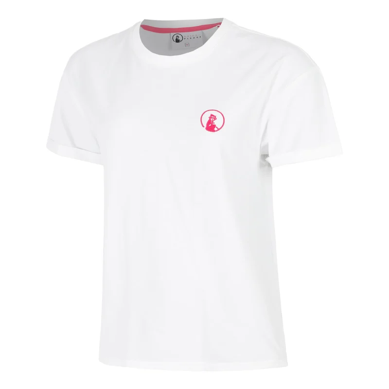 Create Flower T-Shirt Damen-Weiß,Mehrfarbig