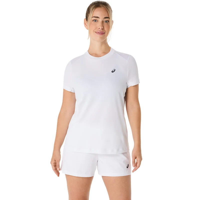 Court T-Shirt Damen - weiß