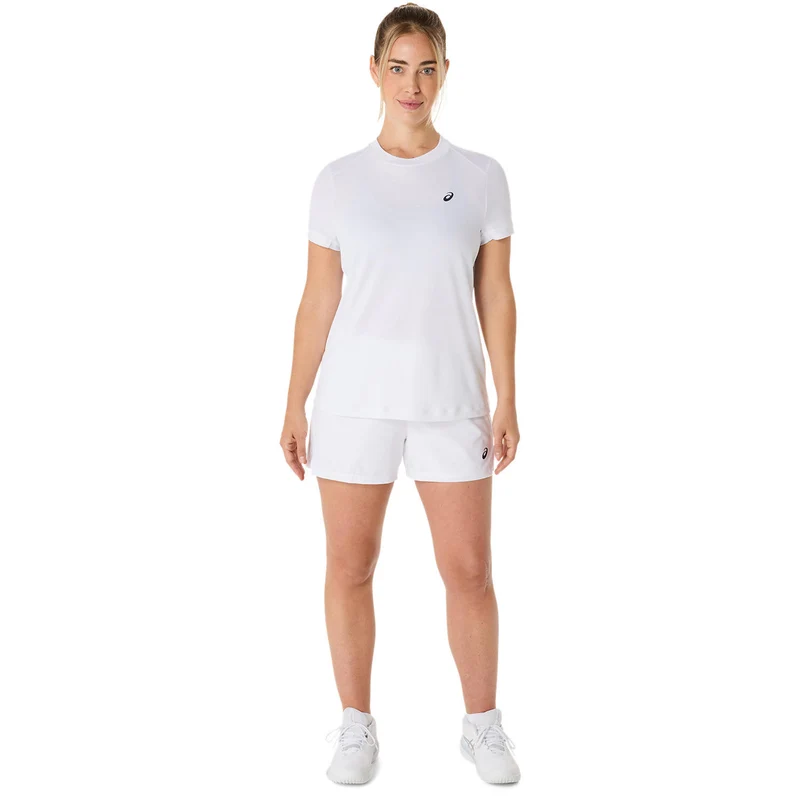 Court T-Shirt Damen - weiß