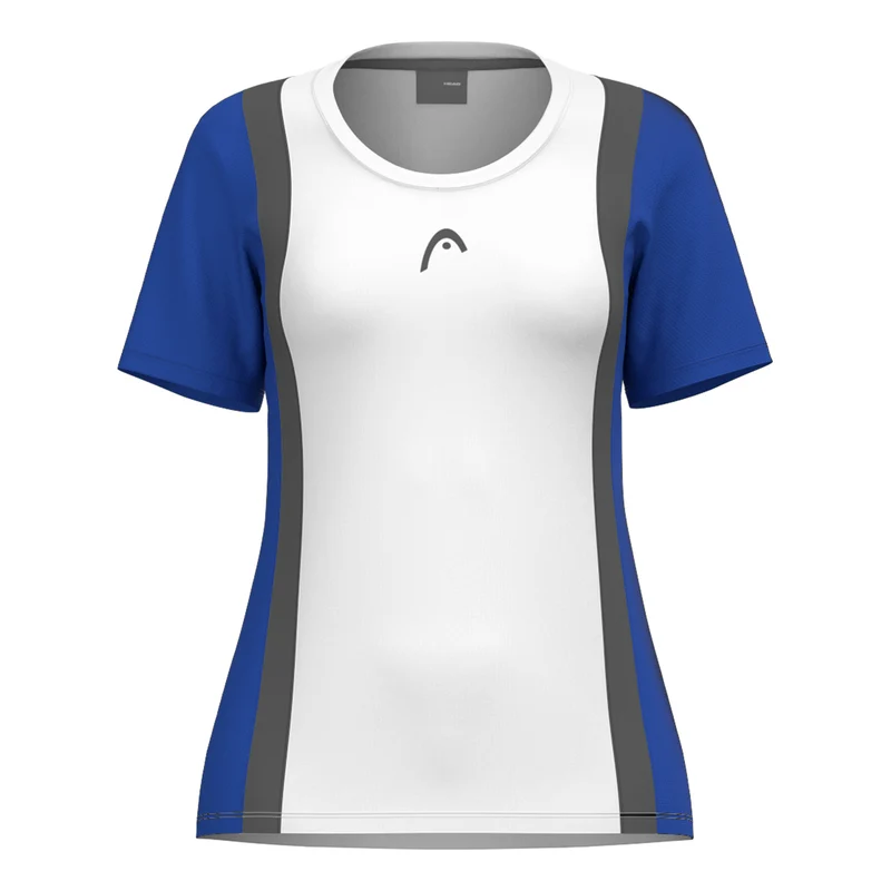 Club 25 Tech T-Shirt Damen-Weiß,Blau