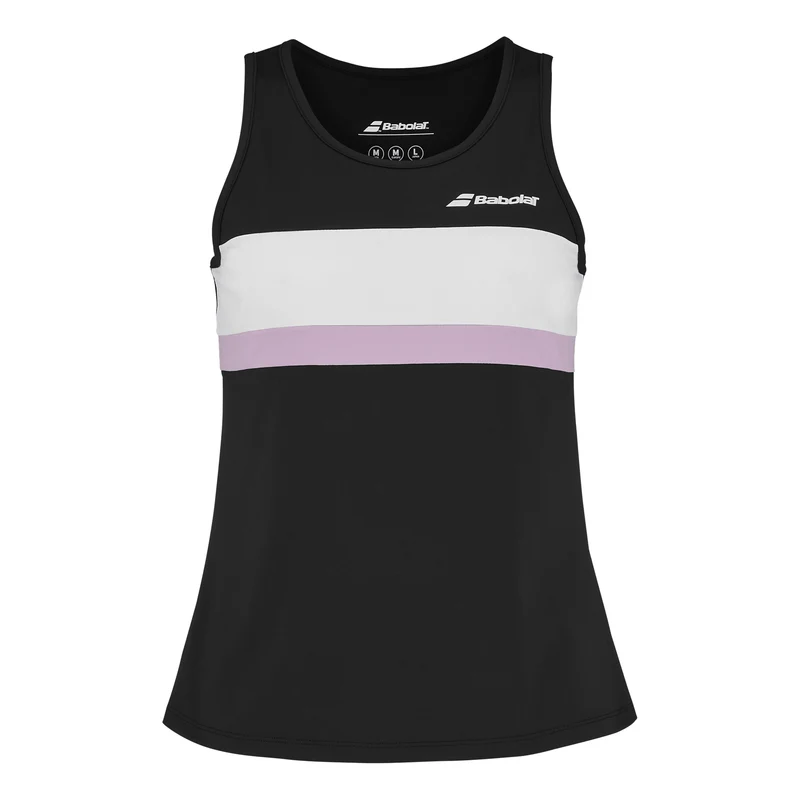 Padel Tank-Top Damen-Schwarz